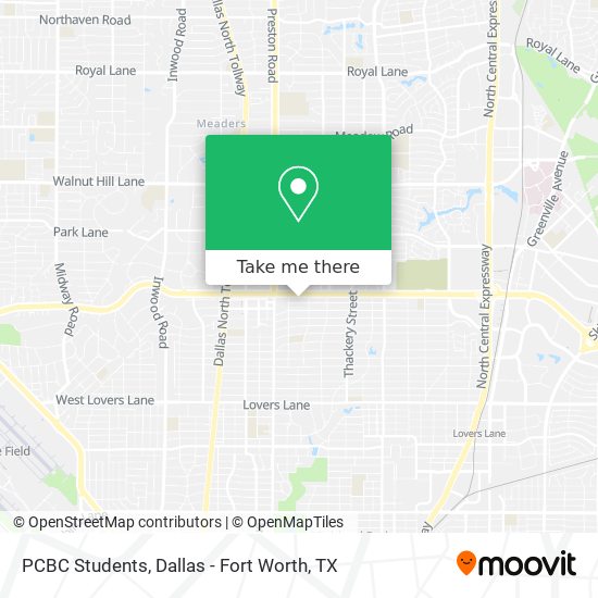 PCBC Students map