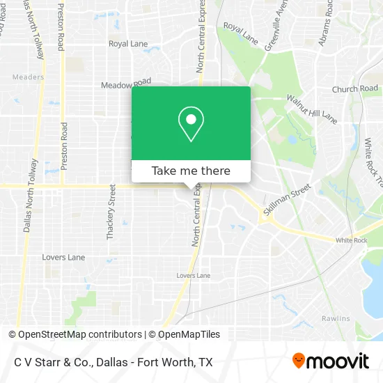 C V Starr & Co. map