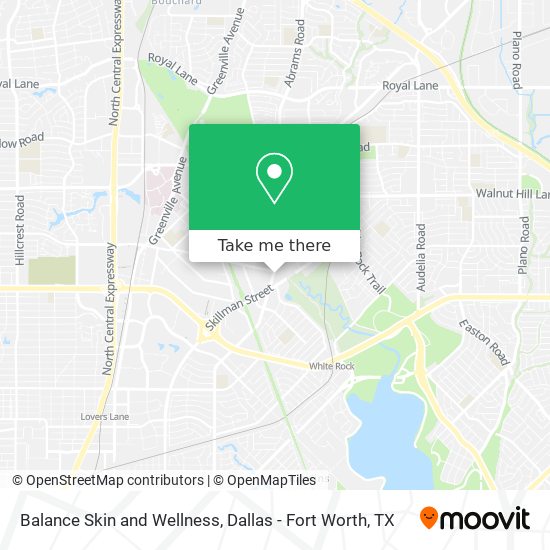Balance Skin and Wellness map