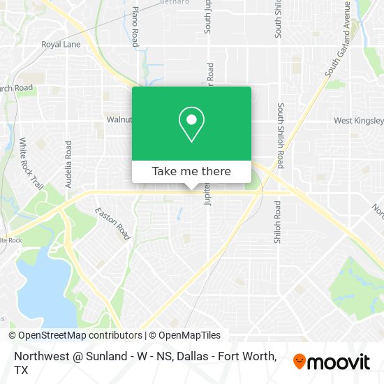 Northwest @ Sunland - W - NS map