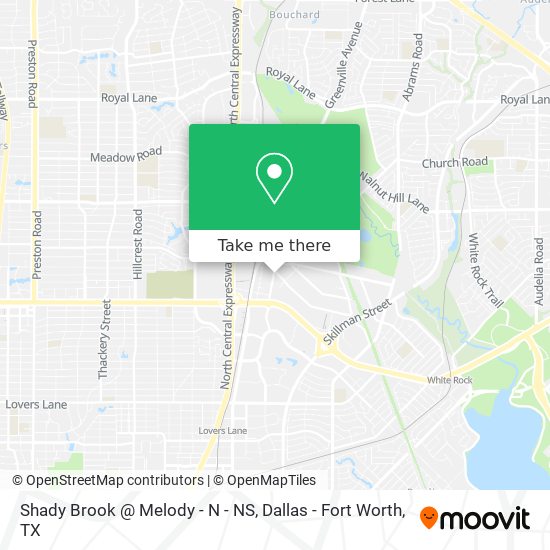 Shady Brook @ Melody - N - NS map