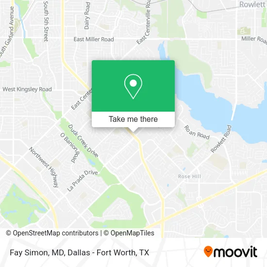 Mapa de Fay Simon, MD