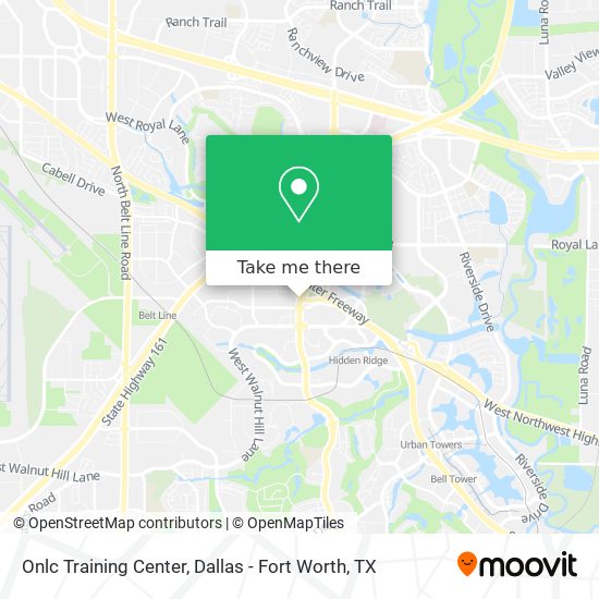 Onlc Training Center map