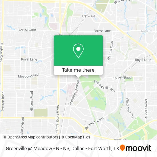 Greenville @ Meadow - N - NS map