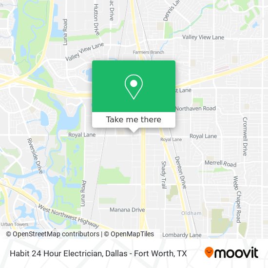 Mapa de Habit 24 Hour Electrician
