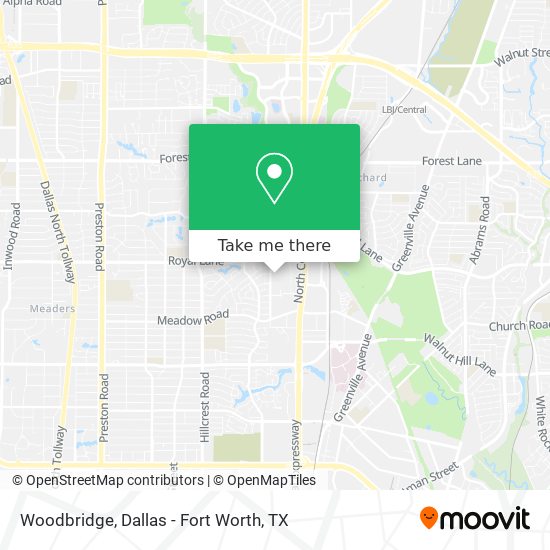 Mapa de Woodbridge