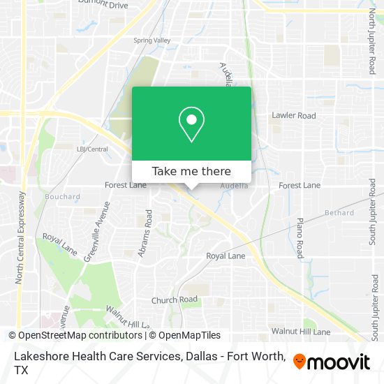 Mapa de Lakeshore Health Care Services