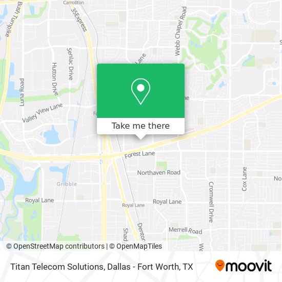 Titan Telecom Solutions map