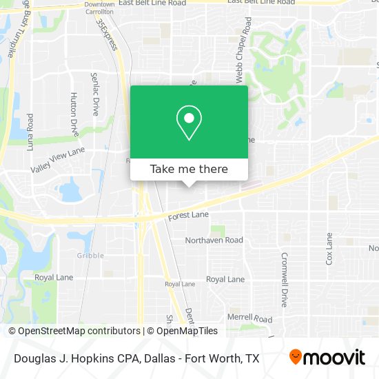 Douglas J. Hopkins CPA map