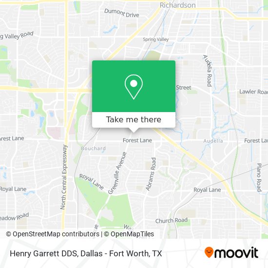 Henry Garrett DDS map