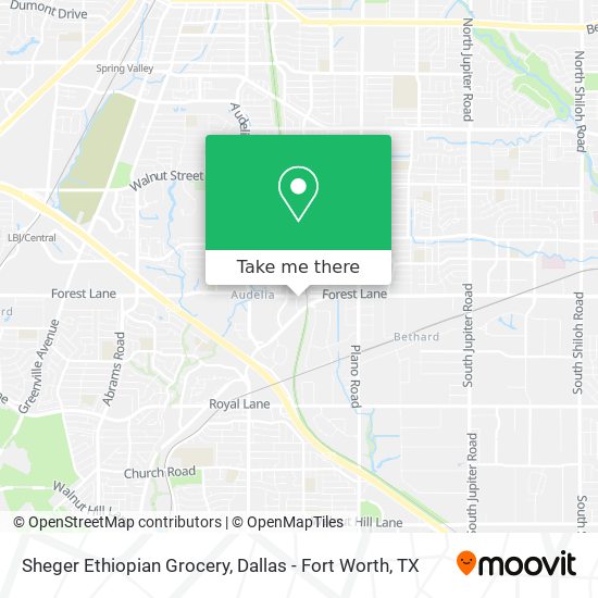 Sheger Ethiopian Grocery map