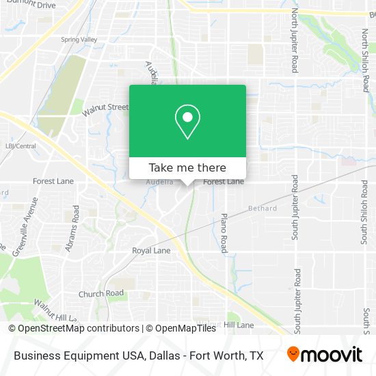 Business Equipment USA map