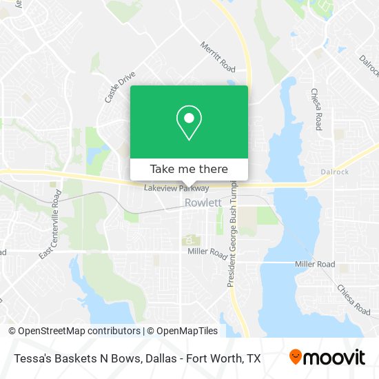 Mapa de Tessa's Baskets N Bows
