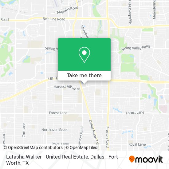 Mapa de Latasha Walker - United Real Estate