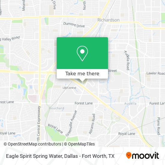 Eagle Spirit Spring Water map