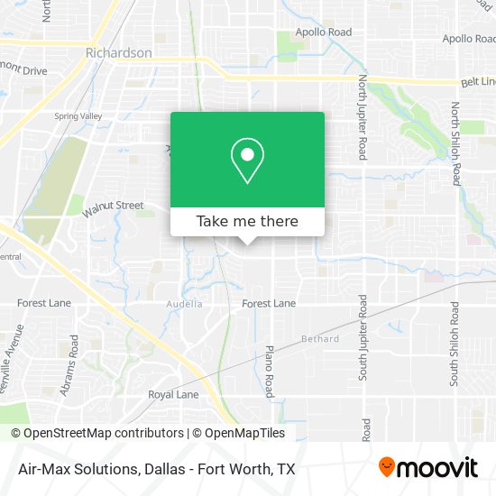 Air-Max Solutions map