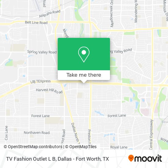 Mapa de TV Fashion Outlet L B