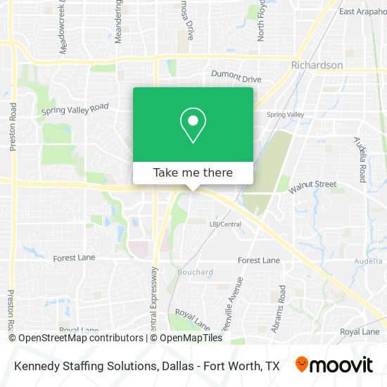 Kennedy Staffing Solutions map