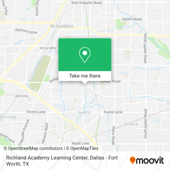 Richland Academy Learning Center map