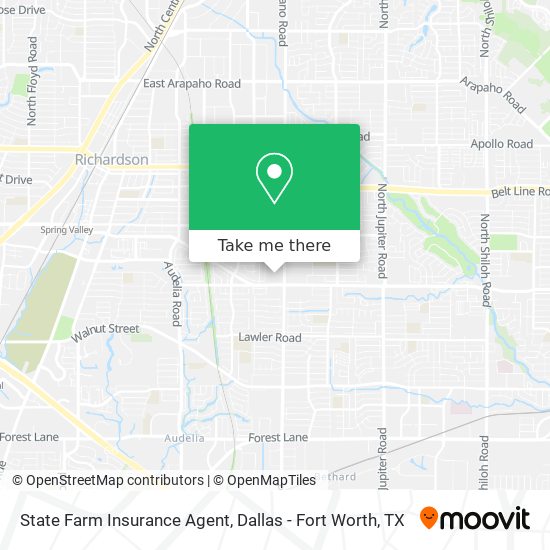 Mapa de State Farm Insurance Agent