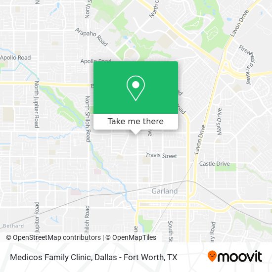 Mapa de Medicos Family Clinic