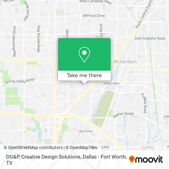 DG&P, Creative Design Solutions map