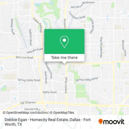Debbie Egan - Homecity Real Estate map