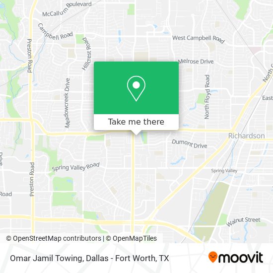 Omar Jamil Towing map