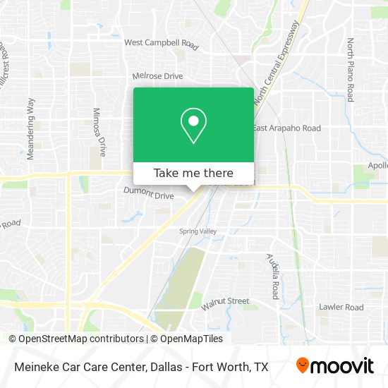 Meineke Car Care Center map