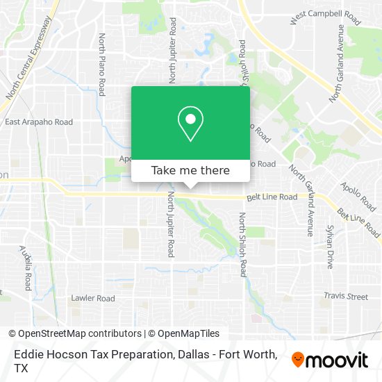 Eddie Hocson Tax Preparation map