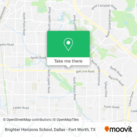 Mapa de Brighter Horizons School