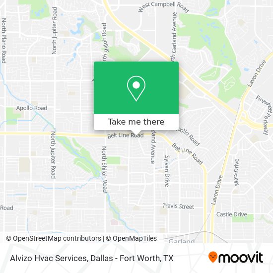 Alvizo Hvac Services map