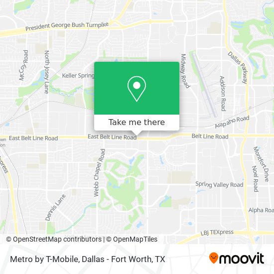 Metro by T-Mobile map