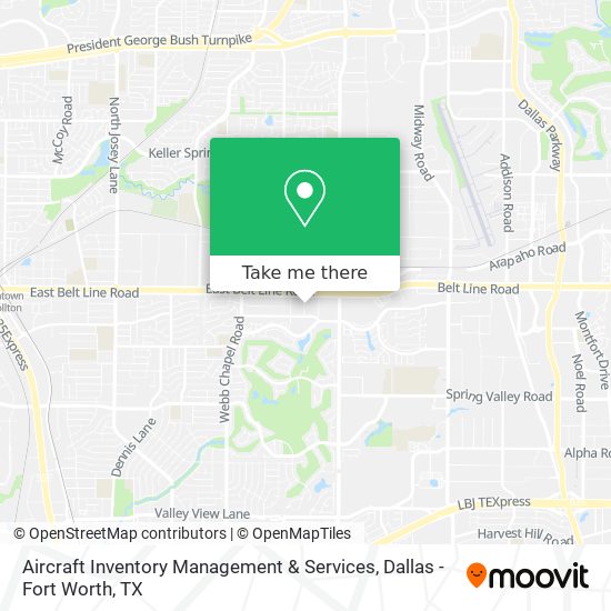 Aircraft Inventory Management & Services map