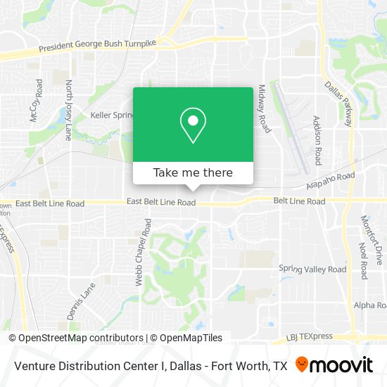 Venture Distribution Center I map