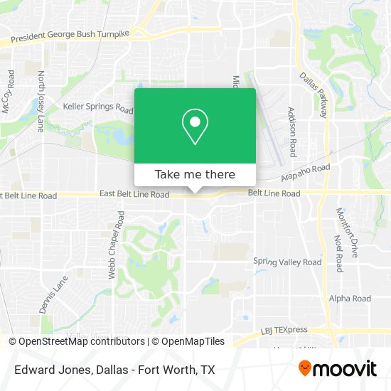 Edward Jones map