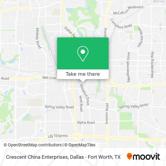 Crescent China Enterprises map