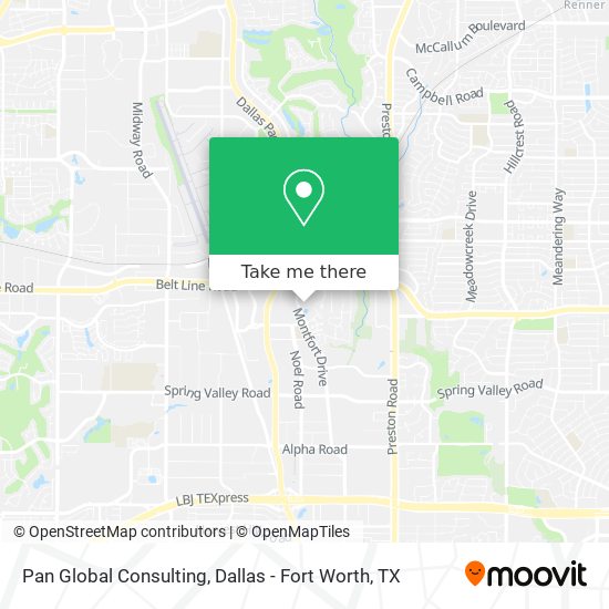 Mapa de Pan Global Consulting