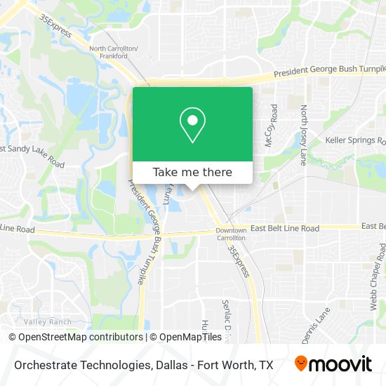 Orchestrate Technologies map