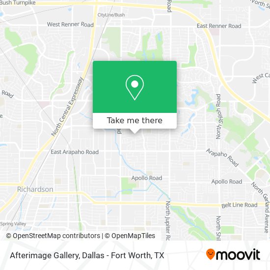 Afterimage Gallery map