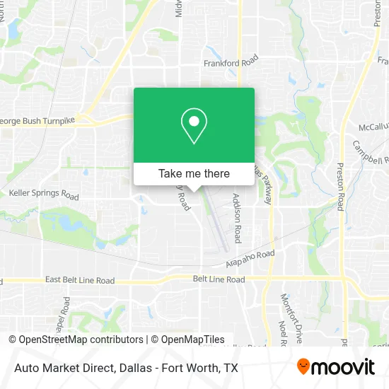 Auto Market Direct map