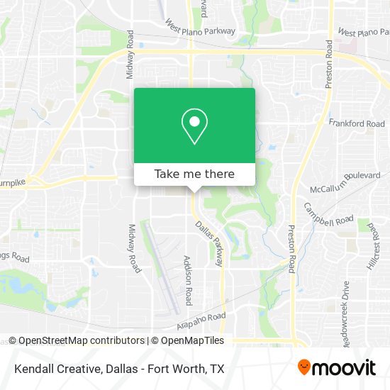 Kendall Creative map