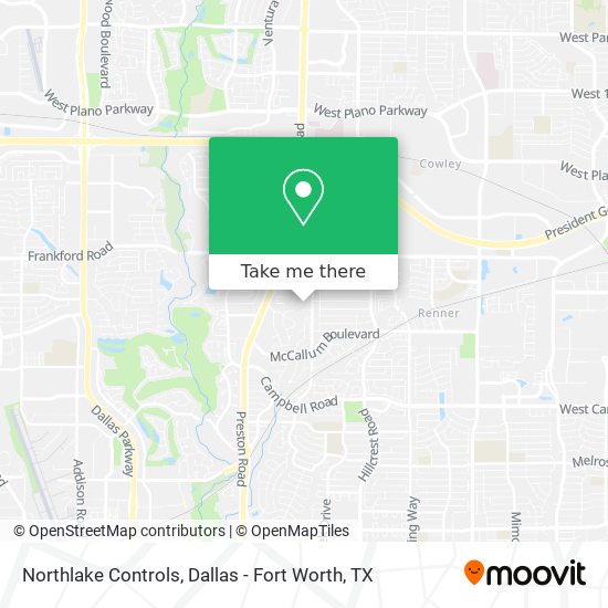 Mapa de Northlake Controls