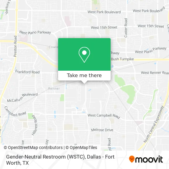 Gender-Neutral Restroom (WSTC) map