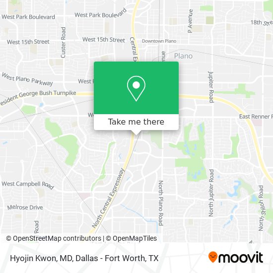 Hyojin Kwon, MD map