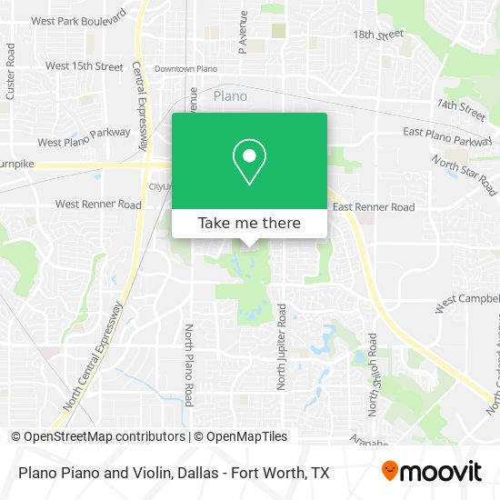 Plano Piano and Violin map