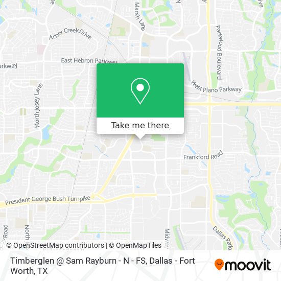 Timberglen @ Sam Rayburn - N - FS map