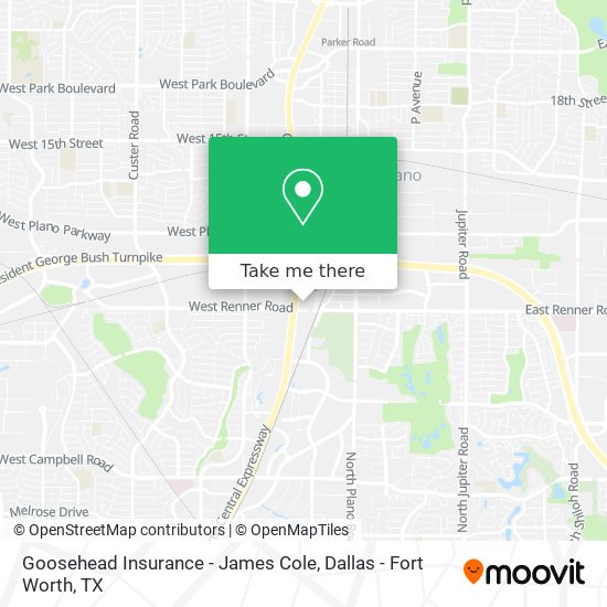 Goosehead Insurance - James Cole map