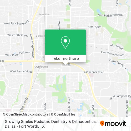 Mapa de Growing Smiles Pediatric Dentistry & Orthodontics