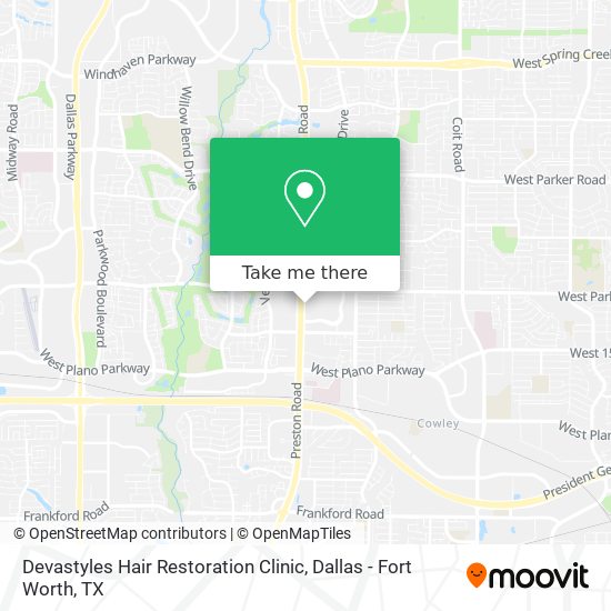 Devastyles Hair Restoration Clinic map